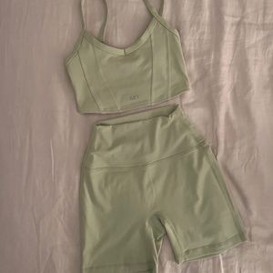 SET ACTIVE Limited Edition Aimee Song Bra and Bike Shorts